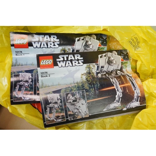 183 - Lego - Two boxed Star Wars Lego sets to include Ultimate Collectors Series (2006) 10174 AT-ST (box s... 