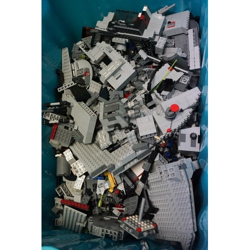 216 - Lego - Two Star Wars Lego sets to include 10144 Sandcrawler (built, missing mini figures) & 10188 De... 