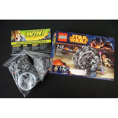 218 - Lego - Six Star Wars Lego sets to include 7676 Republic Attack Gunship (previously built with instru... 