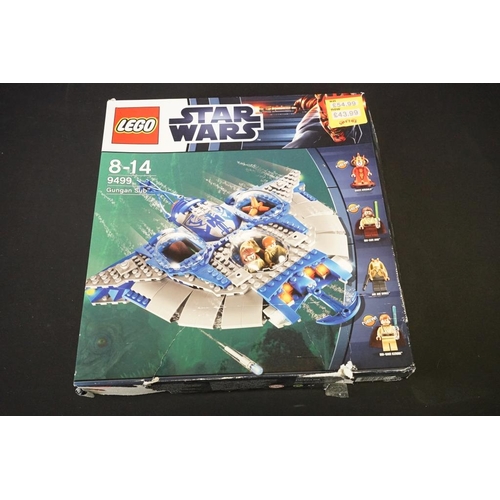 218 - Lego - Six Star Wars Lego sets to include 7676 Republic Attack Gunship (previously built with instru... 