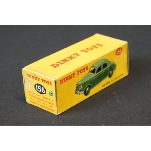 1258 - Two boxed Dinky diecast models to include 154 Hillman Minx Saloon in two tone cerise & pale blue (te... 