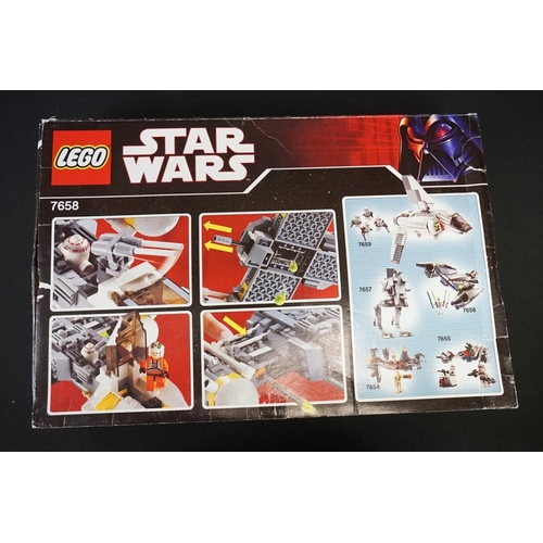 184 - Lego - Four boxed Star Wars Lego sets to include 7658 Y-Wing Fighter (previously built with 2 x mini... 