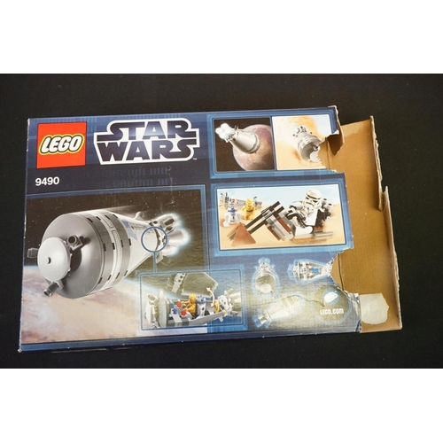 186 - Lego - Five boxed Star Wars Lego sets to include 9495 Gold Leader's Y-Wing Starfighters (part built,... 