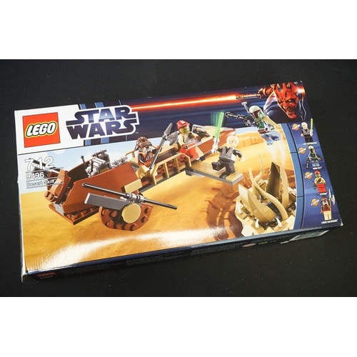 186 - Lego - Five boxed Star Wars Lego sets to include 9495 Gold Leader's Y-Wing Starfighters (part built,... 