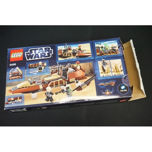 186 - Lego - Five boxed Star Wars Lego sets to include 9495 Gold Leader's Y-Wing Starfighters (part built,... 