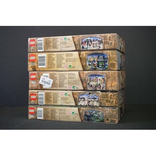 189 - Lego - Five boxed Lego Harry Potter sets to include 4704 The Room Of The Winged Keys, 4705 Snape's C... 