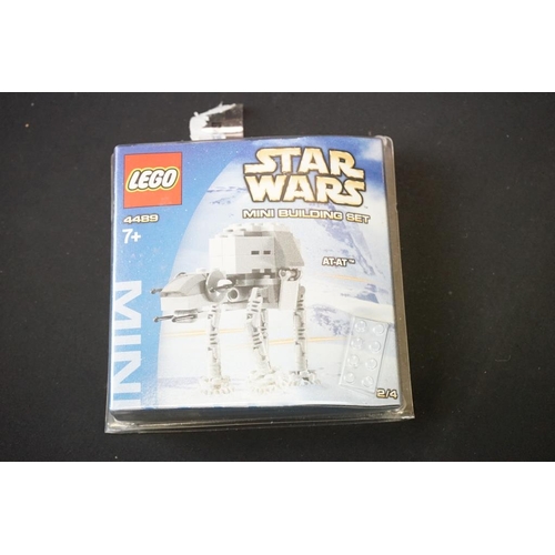 194 - Lego - Eight cased Lego Star Wars Mini Building Sets to include 4 x sealed (4484, 4485, 4486, 4487) ... 