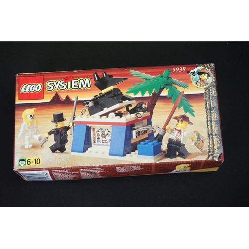 195 - Lego - Seven boxed & sealed Lego sets to include 4 x Lego System (5928 Bi-Wing Baron, 5938 Oasis Amb... 