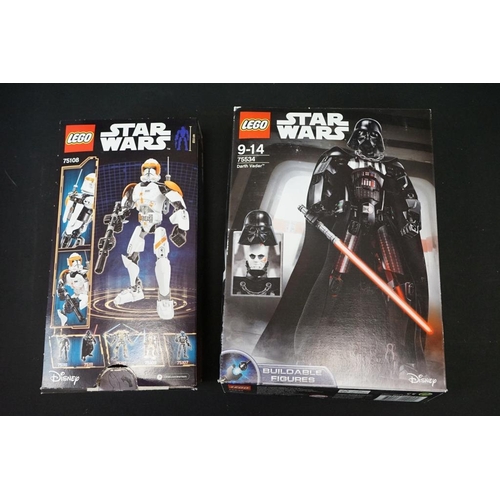 198 - Lego - 13 Boxed to Buildable Star Wars Lego Figures 75524 Chirrut Imwe, 755 Baze Malbus, 75117 Kylo ... 