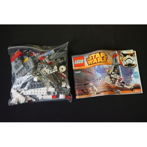 200 - Lego - Four boxed Star Wars Lego sets to include 75091 Flash Speeder, 75081 T-16 Skyhopper, 75080 AA... 