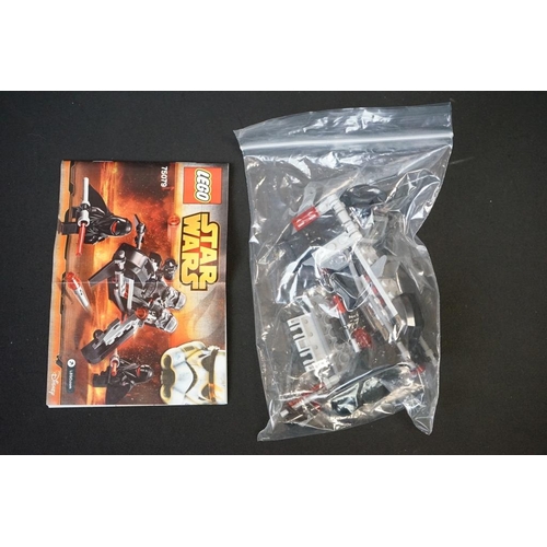 200 - Lego - Four boxed Star Wars Lego sets to include 75091 Flash Speeder, 75081 T-16 Skyhopper, 75080 AA... 