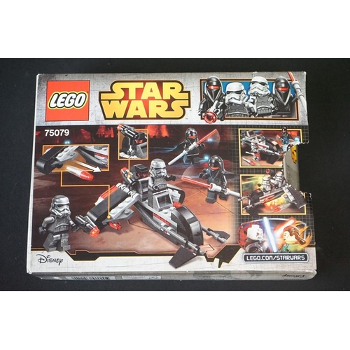 200 - Lego - Four boxed Star Wars Lego sets to include 75091 Flash Speeder, 75081 T-16 Skyhopper, 75080 AA... 