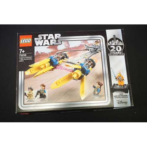 201 - Lego - Four boxed Star Wars 20th Anniversary Lego sets to include 75259 Snowspeeder (contents mostly... 