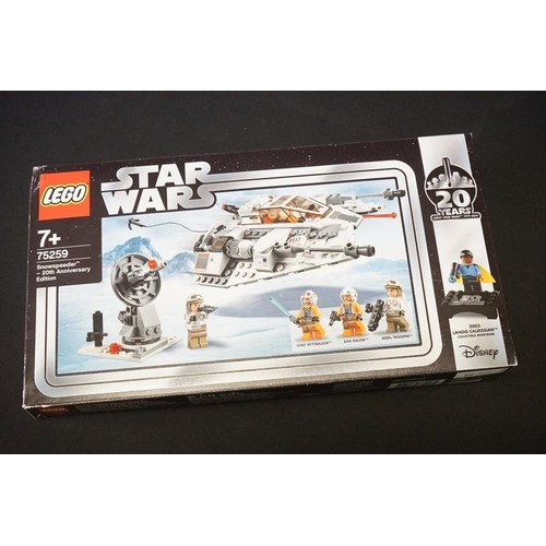 201 - Lego - Four boxed Star Wars 20th Anniversary Lego sets to include 75259 Snowspeeder (contents mostly... 