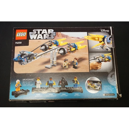 201 - Lego - Four boxed Star Wars 20th Anniversary Lego sets to include 75259 Snowspeeder (contents mostly... 