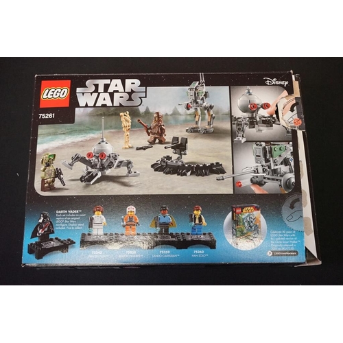 201 - Lego - Four boxed Star Wars 20th Anniversary Lego sets to include 75259 Snowspeeder (contents mostly... 