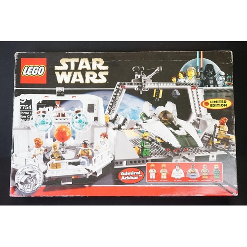 203 - Lego - Three boxed Star Wars Lego sets to include 7754 Home One Mon Calamari Star Cruiser (previousl... 