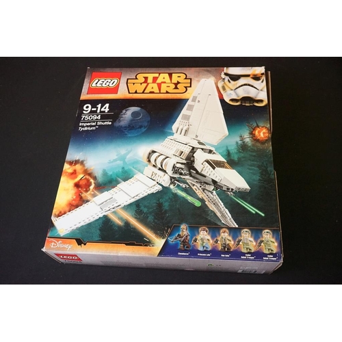 207 - Lego - Three boxed Star Wars Lego sets to include 75005 Rancor Pit (previously built, missing mini f... 