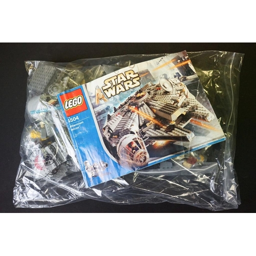 207 - Lego - Three boxed Star Wars Lego sets to include 75005 Rancor Pit (previously built, missing mini f... 