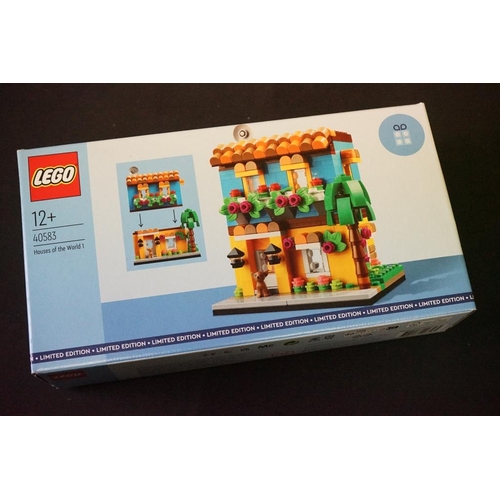 208 - Lego - Eight Lego sets to include sealed 40257 BYGGLEK set, sealed ltd edn 40583 Houses Of The World... 