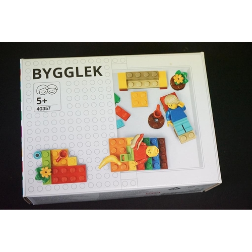 208 - Lego - Eight Lego sets to include sealed 40257 BYGGLEK set, sealed ltd edn 40583 Houses Of The World... 