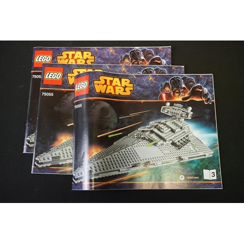 209 - Lego - Three boxed Star Wars 2014 sets to include 75055 Imperial Star Destroyer, 75054 AT-AT & 75050... 