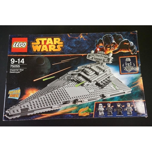 Lego Three boxed Star Wars 2014 sets to include 75055 Imperial Star Destroyer 75054 AT AT 75050