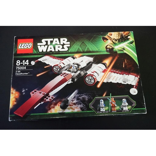 211 - Lego - Four boxed Star Wars Lego sets to include 75021 Republic Gunship (previously built, missing m... 