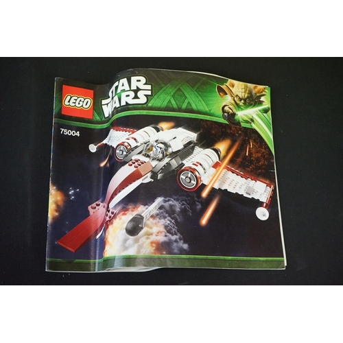 211 - Lego - Four boxed Star Wars Lego sets to include 75021 Republic Gunship (previously built, missing m... 