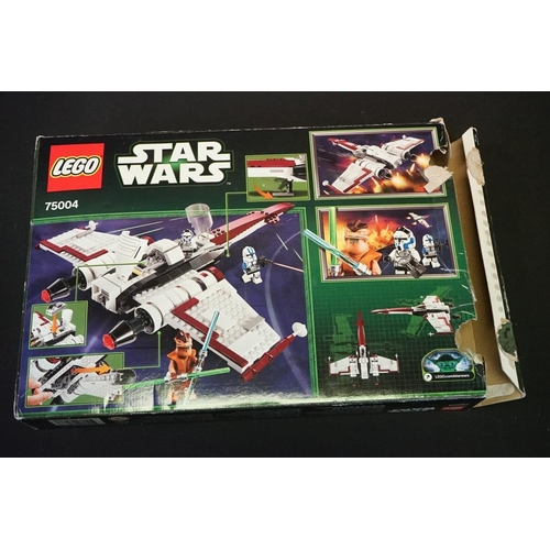 211 - Lego - Four boxed Star Wars Lego sets to include 75021 Republic Gunship (previously built, missing m... 