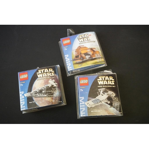 214 - Lego - 12 Star Wars Lego sets to include 7190 Millennium Falcon (previously built, missing mini figu... 