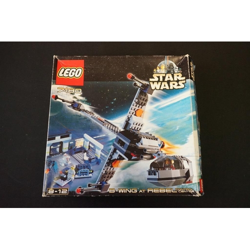 214 - Lego - 12 Star Wars Lego sets to include 7190 Millennium Falcon (previously built, missing mini figu... 