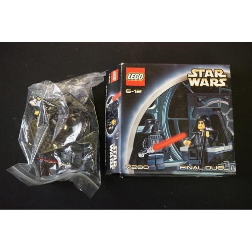 214 - Lego - 12 Star Wars Lego sets to include 7190 Millennium Falcon (previously built, missing mini figu... 