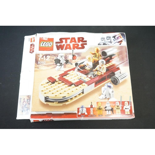 215 - Lego - Five boxed Star Wars Lego sets to include 75249 Resistance Y-Wing Starfighter (part built, mi... 