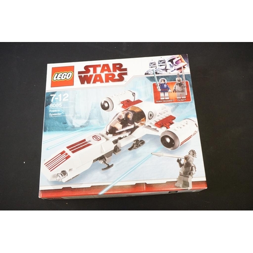 215 - Lego - Five boxed Star Wars Lego sets to include 75249 Resistance Y-Wing Starfighter (part built, mi... 