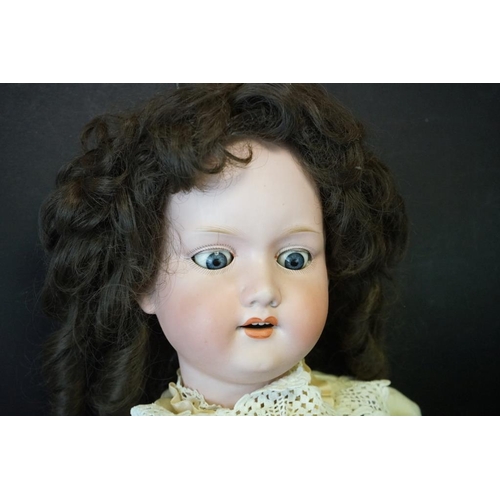 382 - Two Early 20th century Armand Marseille Bisque Head Dolls, one with impressed marks ‘ 390 n D.R.G.M.... 