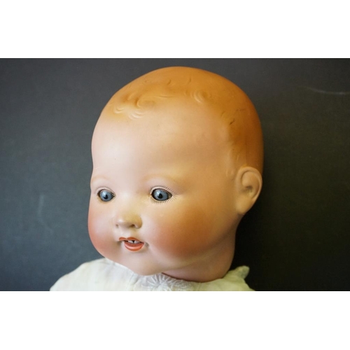 384 - Two Early 20th century Armand Marseille Bisque Head Baby Dolls, one with impressed mark ‘ 351./7.K ‘... 