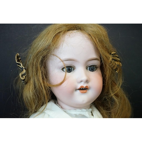 387 - Three Early 20th century Armand Marseille Bisque Head Dolls, impressed marks ' 370 A.7.M ' (with par... 