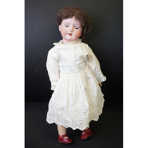 389 - Five Small Early 20th century Armand Marseille Bisque Head Dolls, impressed marks 3700, 390 A.2/0M, ... 