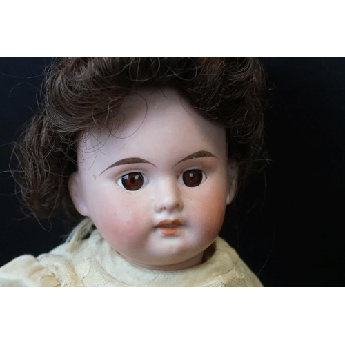 389 - Five Small Early 20th century Armand Marseille Bisque Head Dolls, impressed marks 3700, 390 A.2/0M, ... 