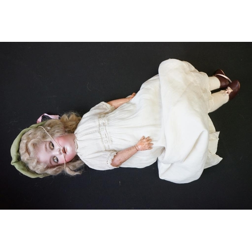 390 - Four Early 20th century Armand Marseille Bisque Head Dolls, impressed marks 'D.R.G.M  246/1 A.1.M', ... 