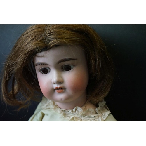 391 - Four Early 20th century Armand Marseille Bisque Head Dolls, impressed marks ' A.M. Ce D93P DEP ', ' ... 