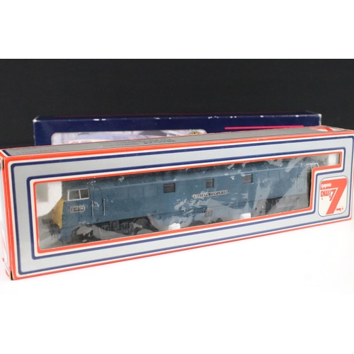 136 - Three boxed OO gauge locomotives to include 2 x Bachmann (32111A 08 Diesel Shunter 08375 BR Blue hin... 