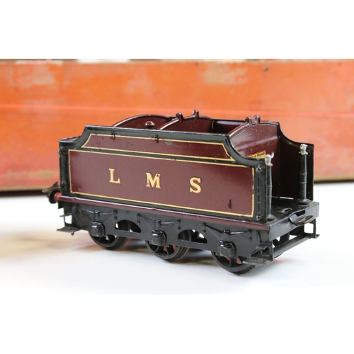 144 - Boxed Hornby O gauge Royal Scot train set containing Royal Scot 4-4-2 locomotive with tender, 2 x co... 