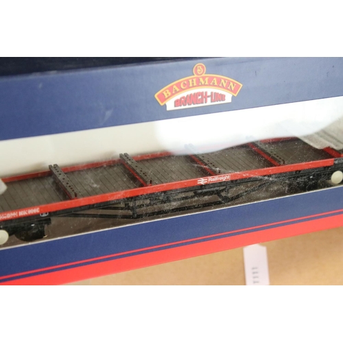 155 - Ex Shop Stock - Trade box of 4 x boxed Bachmann OO gauge 38151A BDA Bogie Bolster Wagon Railfreight ... 