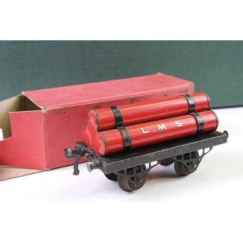 163 - 10 Boxed Hornby O gauge items of rolling stock to include Gas Cylinder Wagon, Bitumen Tank Wagon Col... 