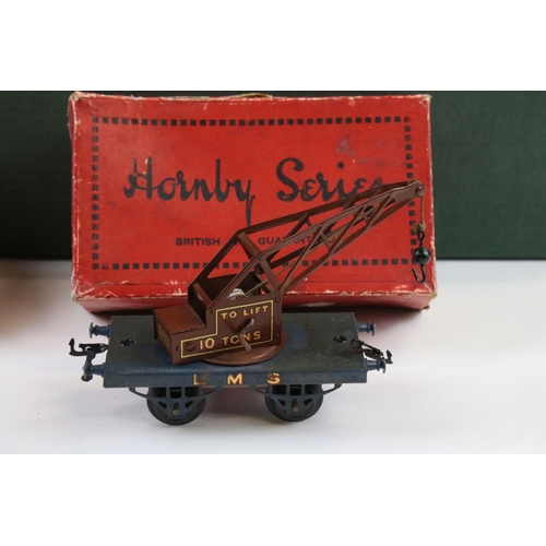 163 - 10 Boxed Hornby O gauge items of rolling stock to include Gas Cylinder Wagon, Bitumen Tank Wagon Col... 