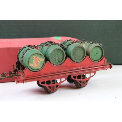 163 - 10 Boxed Hornby O gauge items of rolling stock to include Gas Cylinder Wagon, Bitumen Tank Wagon Col... 