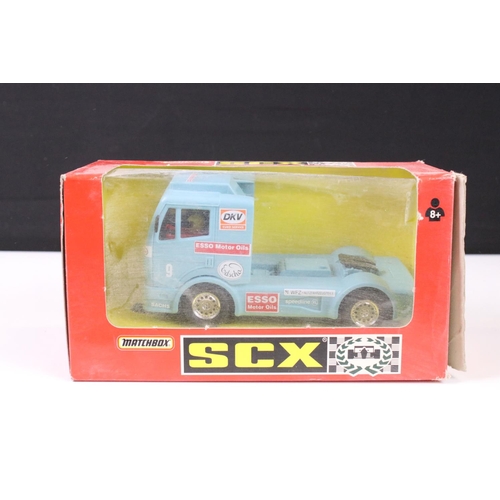 291 - Four cased / boxed slot car trucks to include 2 x Fly (Sisu Fia Etrc 1995 Martin Koloc, Fly Sisu Sl ... 