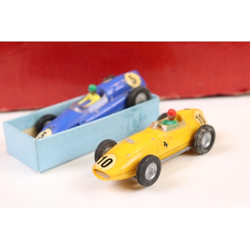 292 - Boxed Wrenn Formula 152 Triple Electric Model Motor Racing game, with 4 x slot cars, full contents u... 